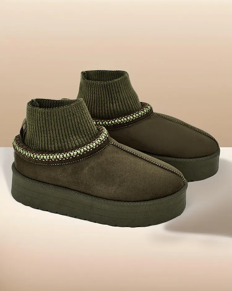 Royalfashion Къси снежни ботуши за жени Narorzi