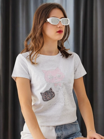 Royalfashion Дамска блуза от памук