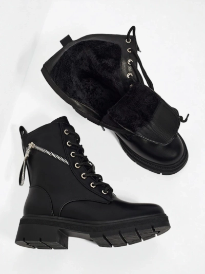 Дамски боти работни с декорации Kassira