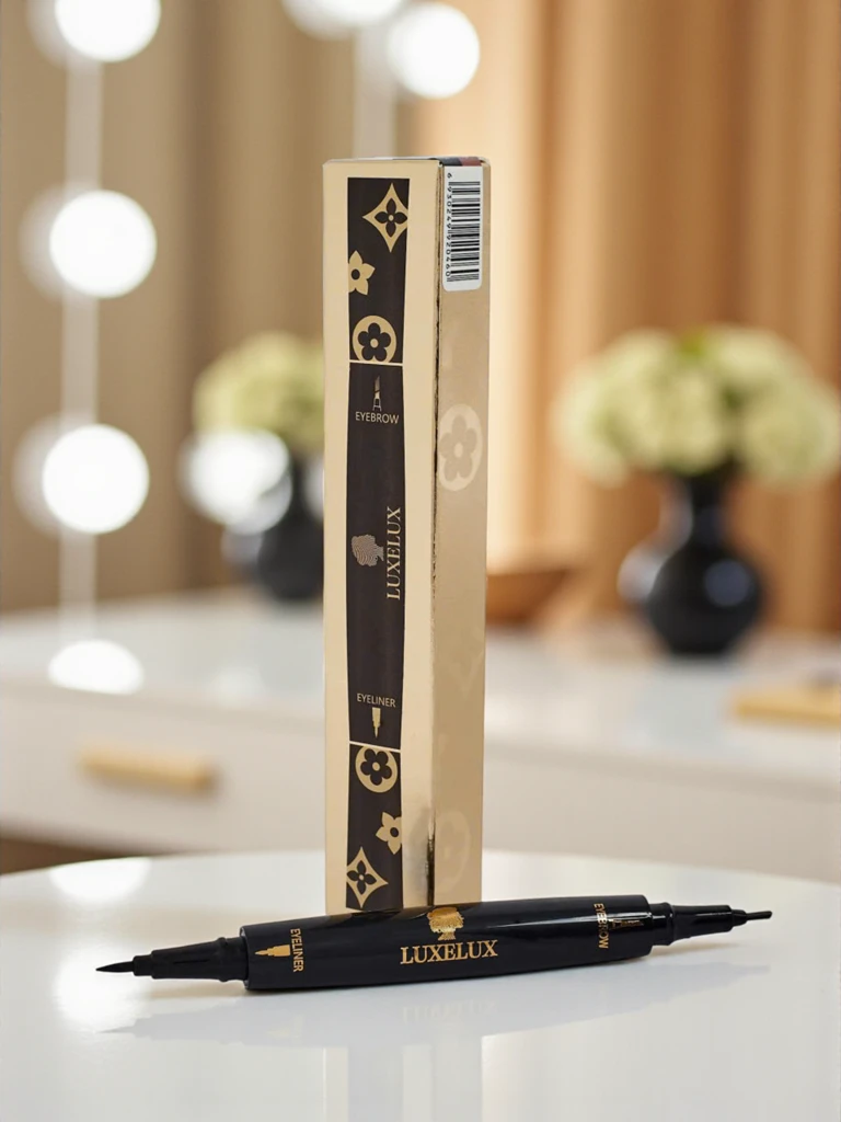 Luxelux Eyeliner и молив за вежди 2в1