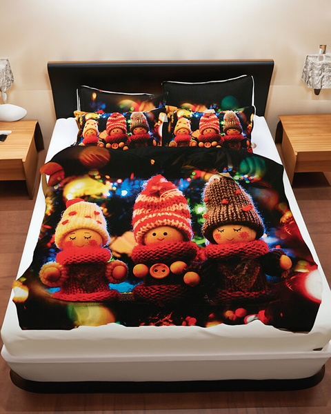 Royalfashion Коледно спално бельо 160x200 комплект 3 ЧАСТИ