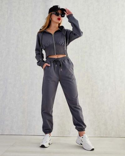 Royalfashion Дамски памучен комплект с потник