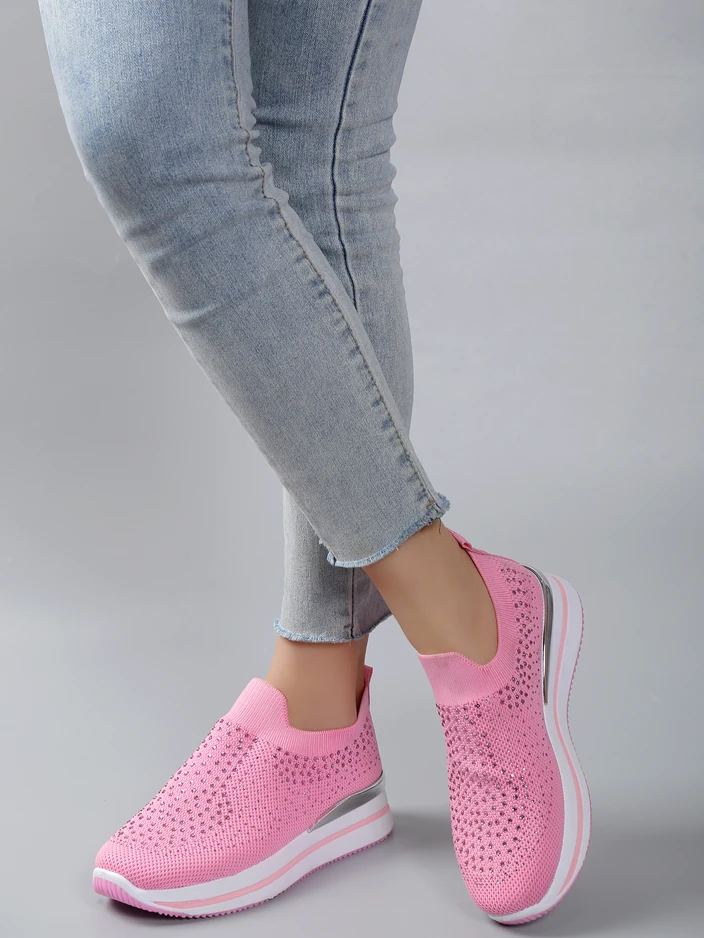 Женски спортни обувки Royalfashion с камъни Ceromie