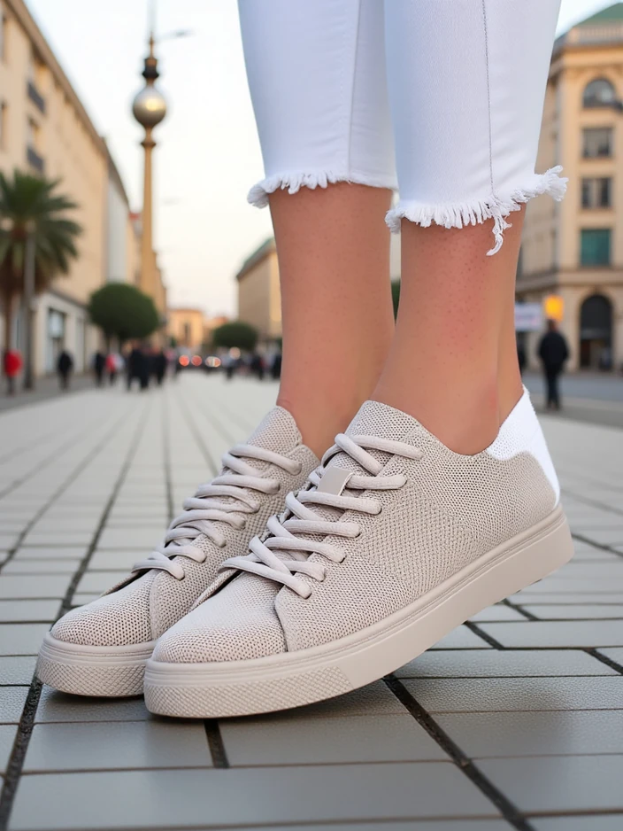 Royalfashion Дамски платнени спортни обувки Esellaf