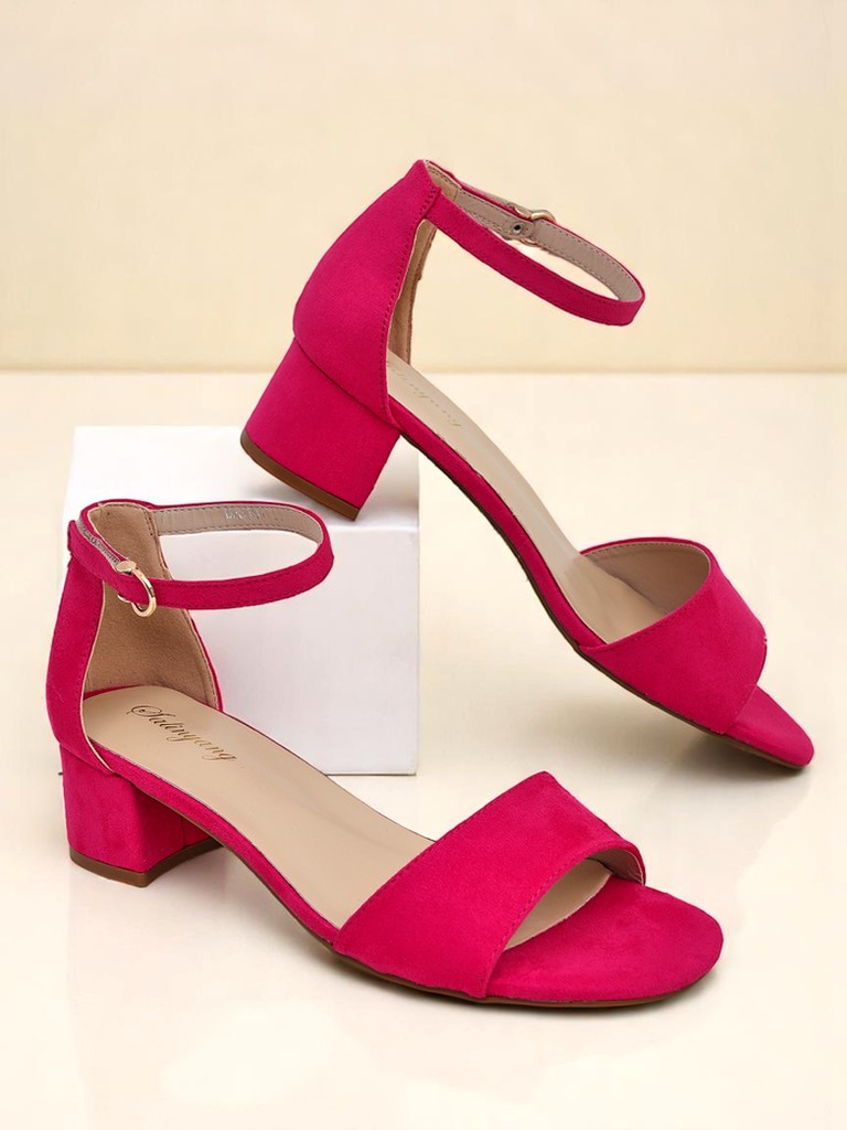 Royalfashion Дамски сандали на нисък ток SoftHeels