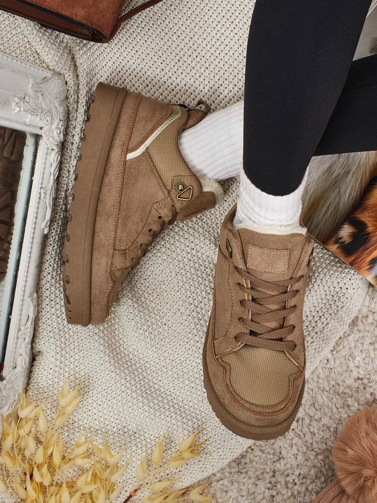 Дамски сникърси с подплата Faylo