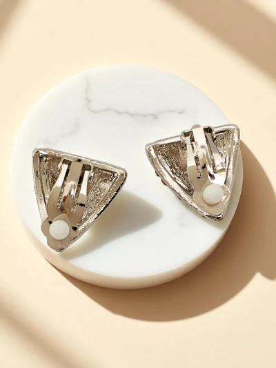 Royalfashion Дамски клипс обеци с цирконий