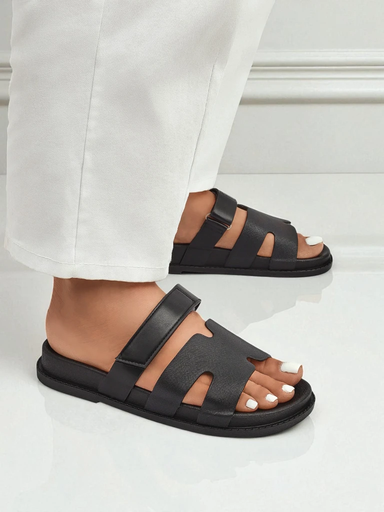 Royalfashion Дамски чехли от еко кожа FlexiComfi