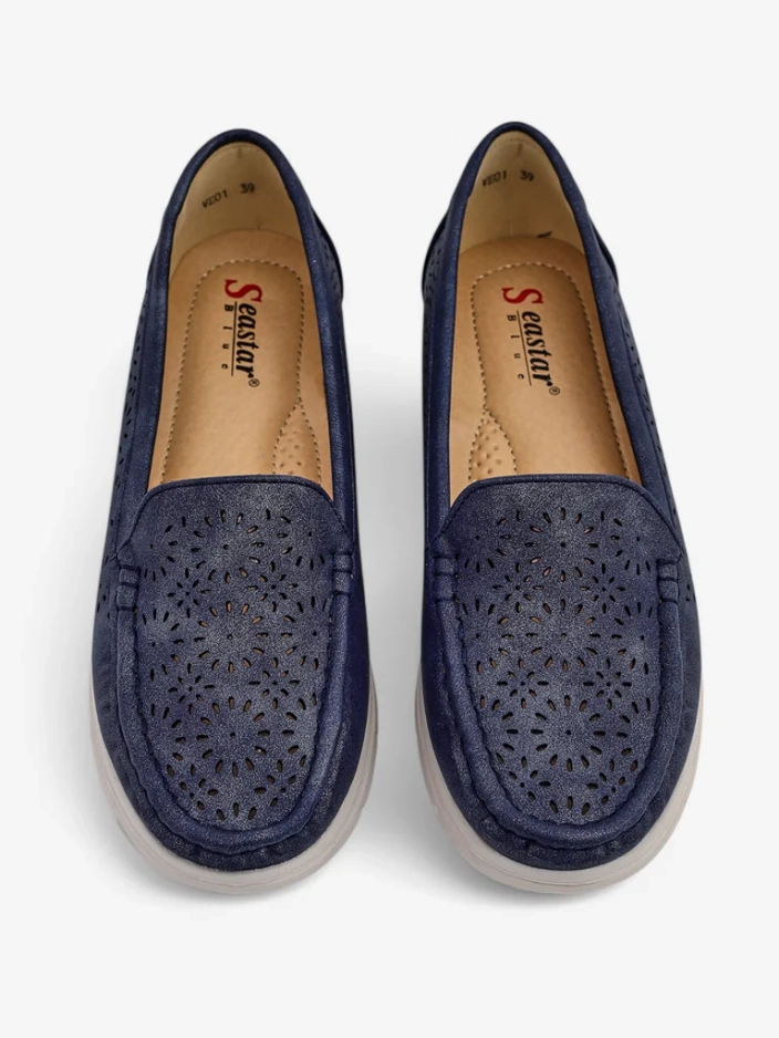 Royalfashion Женски перфорирани мокасини Besset