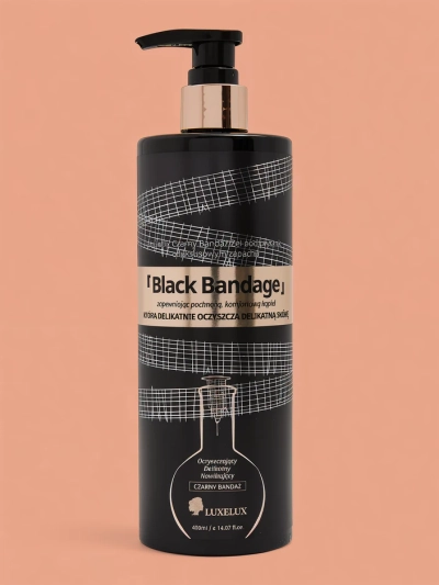Luxelux Черен гел за душ 400 мл