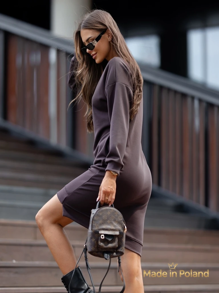 Спортна рокля с цип отстрани Gravity Core