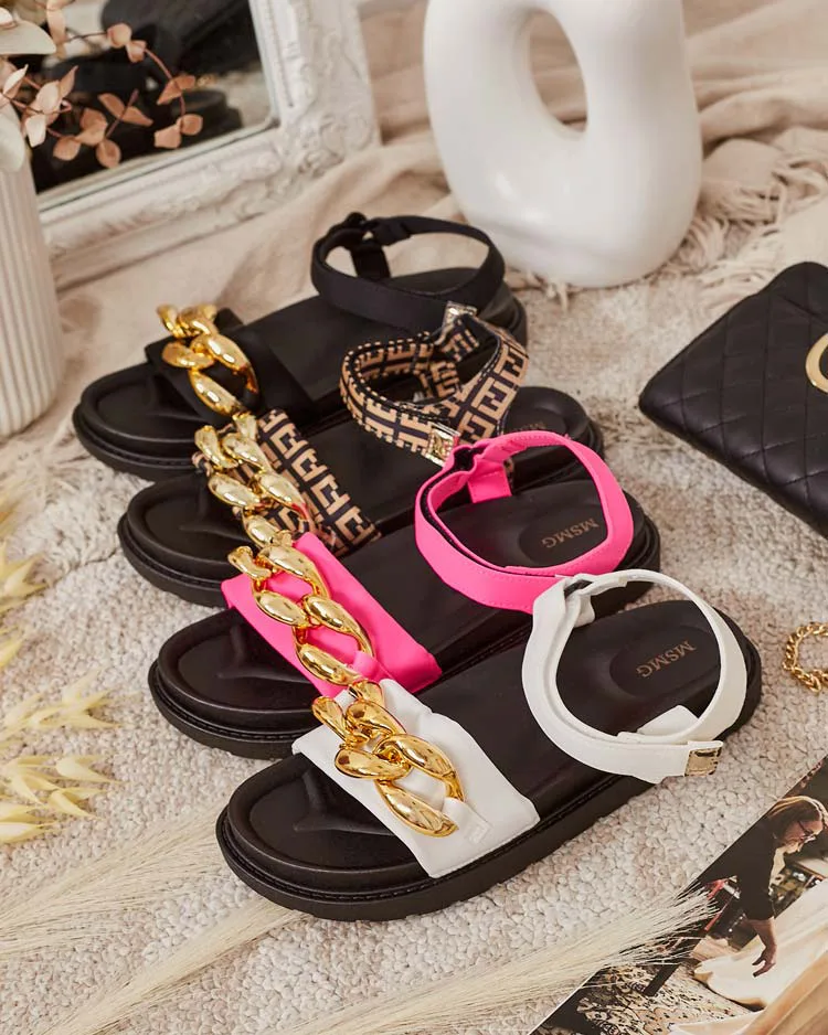 Royalfashion Дамски сандали с верижка Orette