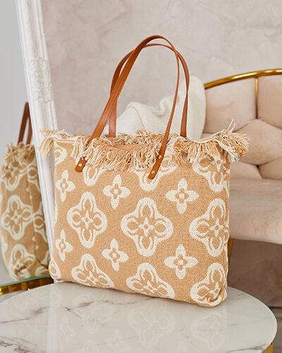 Royalfashion Дамска чанта за рамо от плат