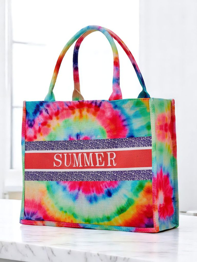 Royalfashion Текстилна чанта Цветно Лято