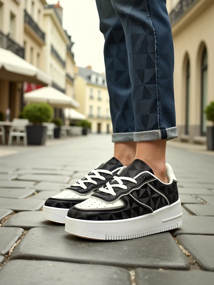 Royalfashion дамски спортни обувки с принт Ozofio