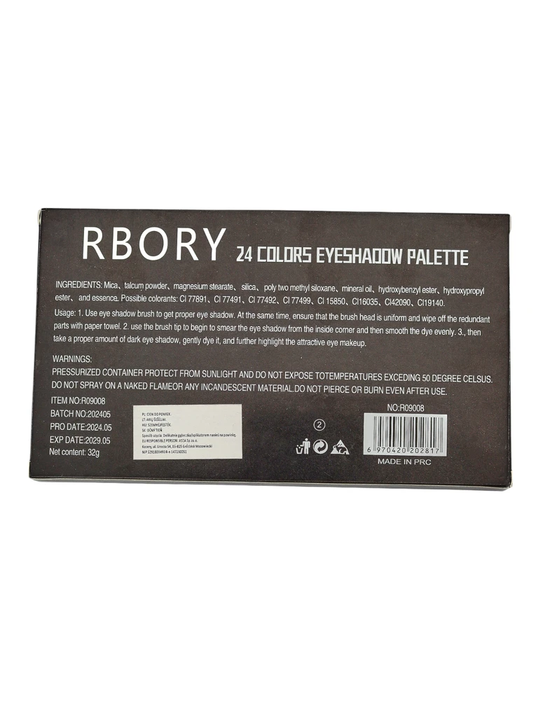 Палитра 24 сенки за очи – матови и брокатени Tea Mood