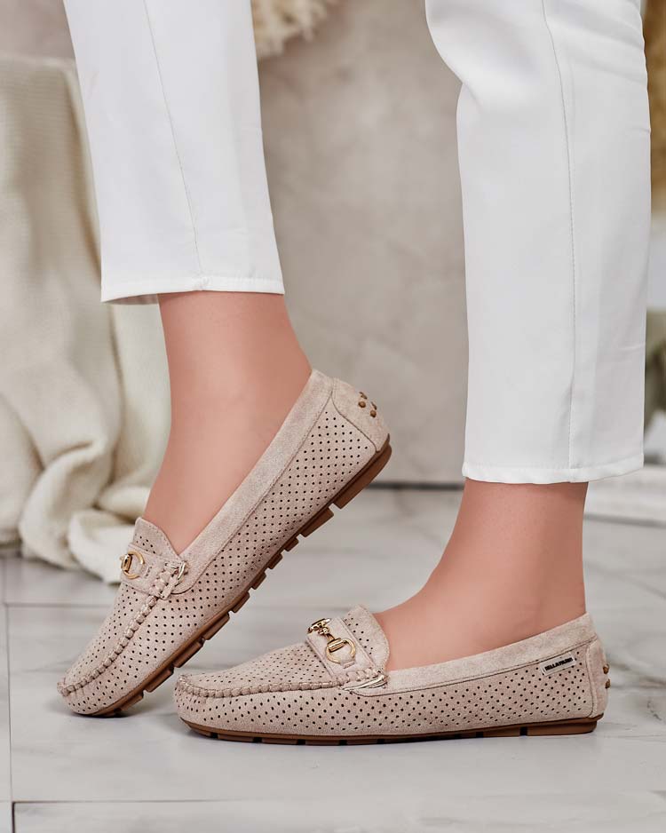 Royalfashion Дамски ажурни мокасини Mill