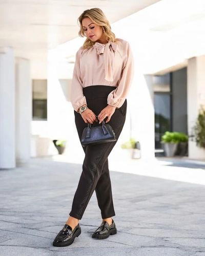 Рокляни дамски трегинси PLUS SIZE