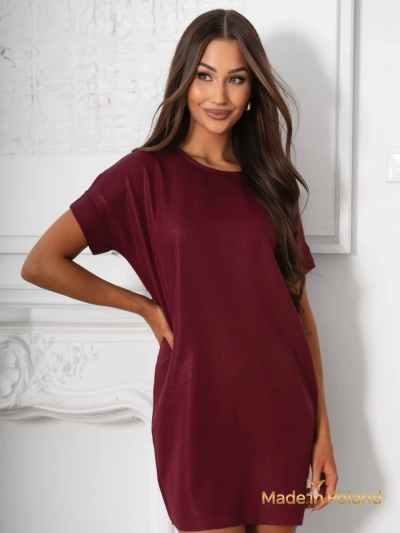 Проста дамска къса рокля Lady Time