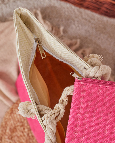 Royalfashion Чанта от плат в празничен десен за рамо