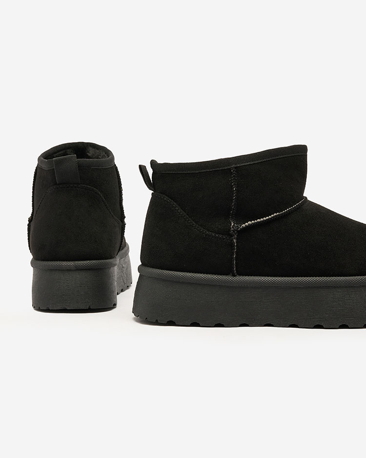 Royalfashion Черни дамски ботуши за сняг на платформа Ersinella