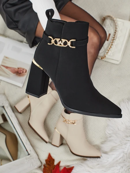 Дамски еко велурени боти на ток Ostirena