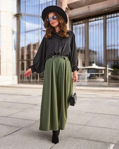 Royalfashion Дамски широки панталони