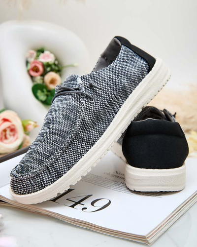 Royalfashion Дамски полуобувки с дантела