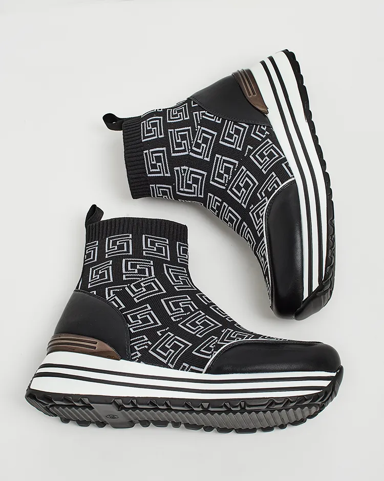 Royalfashion Дамски спортни високи маратонки Lori