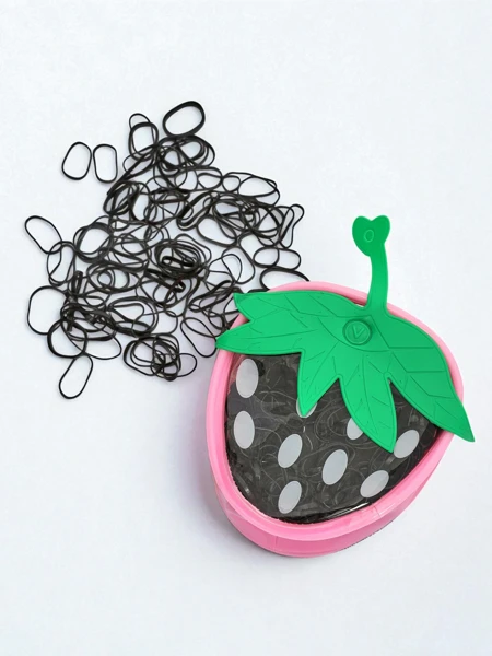 Royalfashion Многоцветни силиконови ластици за коса Ягода