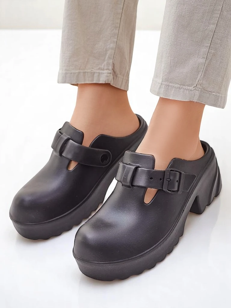 Royalfashion Женски гумени сандали на ток Voxones