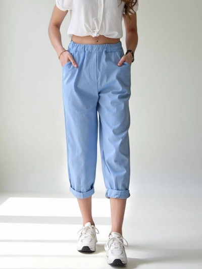 Royalfashion Дамски хarem панталони от вискоза