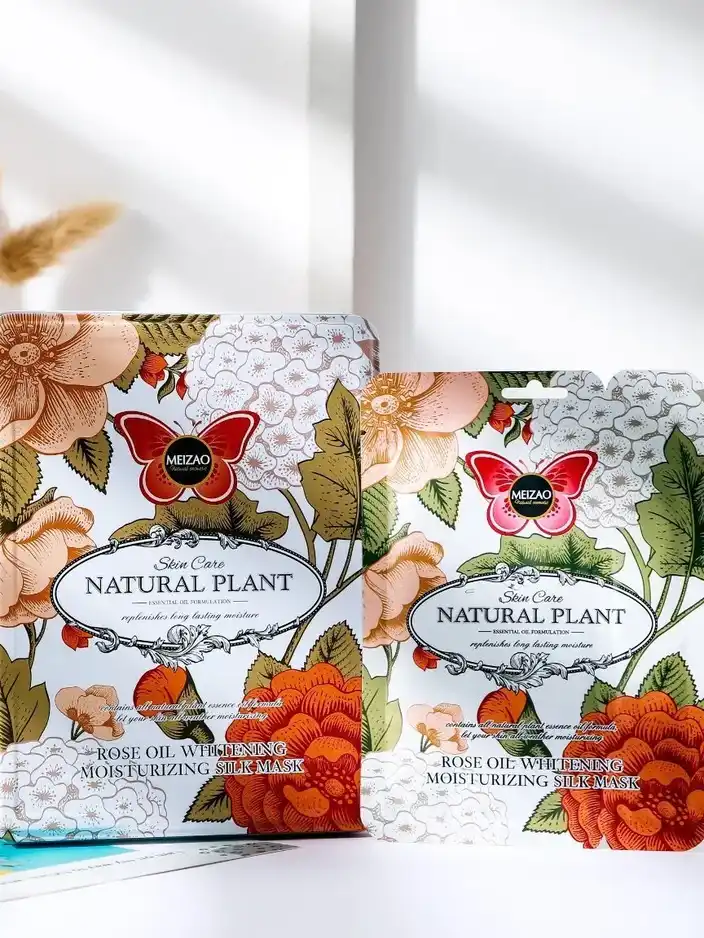 Натурален растителен - Комплект серум с керамиди и маска с роза 6г+36г x 10бр