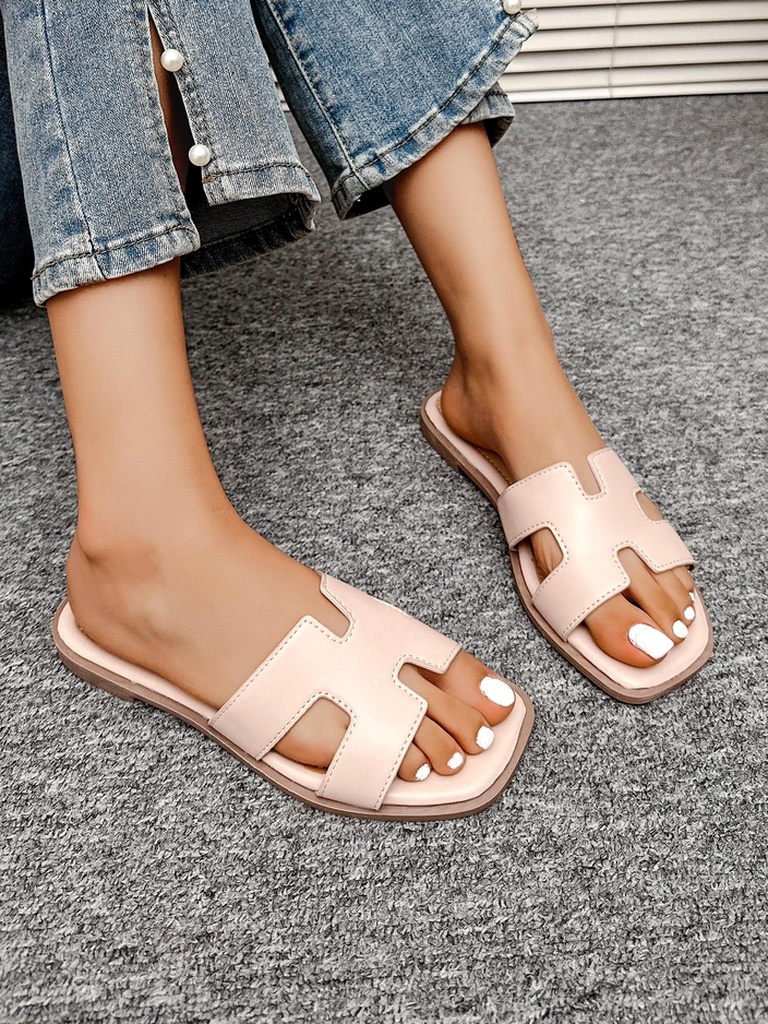 Royalfashion Женски чехли с плоска подметка Eval