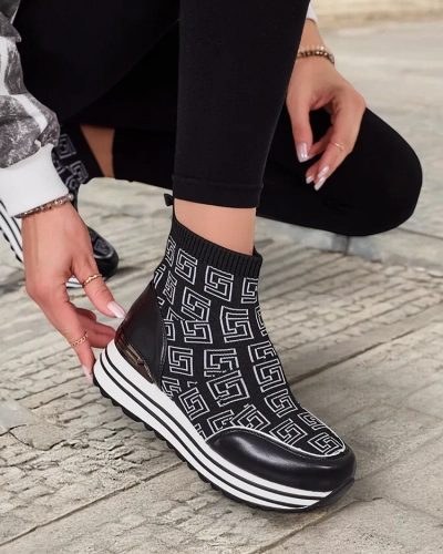 Royalfashion Дамски спортни високи маратонки Lori