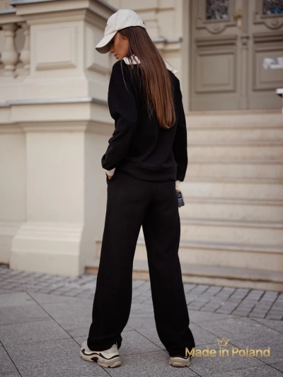 Памучен дамски комплект от плетена материя Fissa