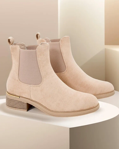 Дамски влечен сайден ток ботуши на Royalfashion Rizones