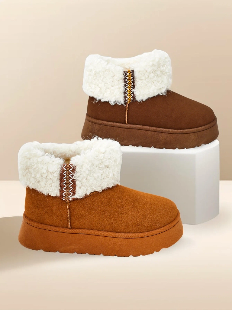 Дамски снежни ботуши Royalfashion с козина Rovvoy