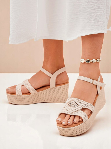 Royalfashion Дамски сандали на платформа с плитка Sunny Day