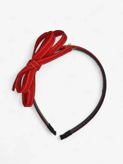 Royalfashion Диадема с панделка, дънков стил