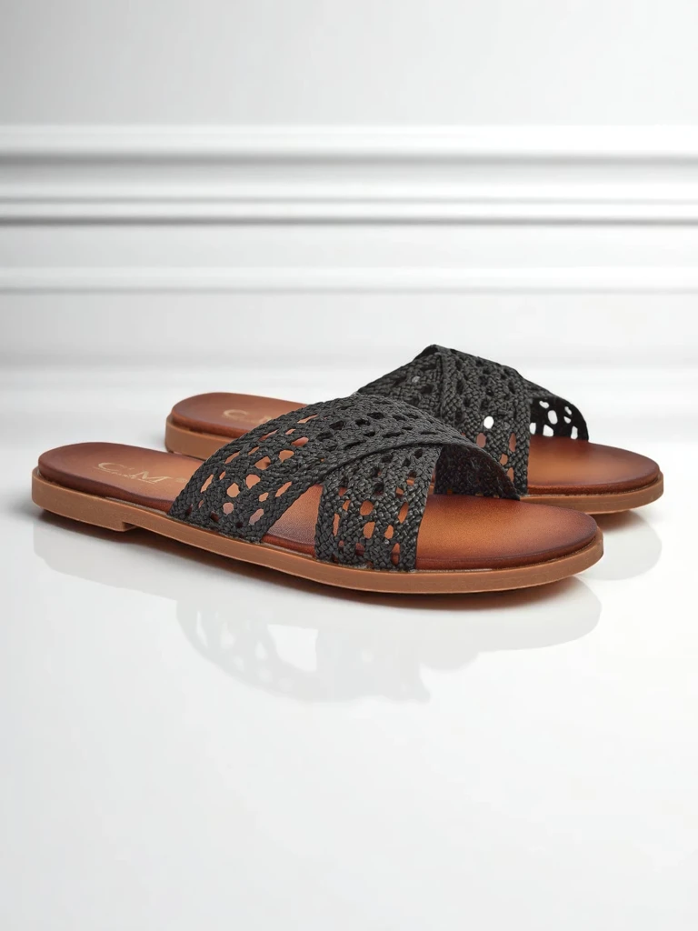 Royalfashion Дамски чехли с равна подметка Ella Brooke