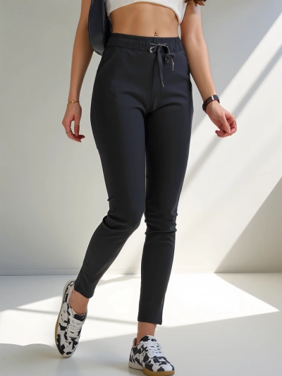 Royalfashion Женски памучни тесни панталони