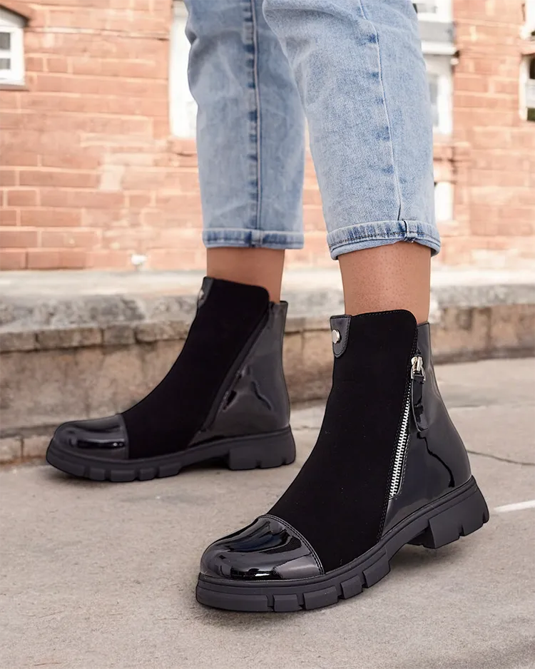 Royalfashion Класически женски глезен сапоги а'ла джодпурс Urbanis