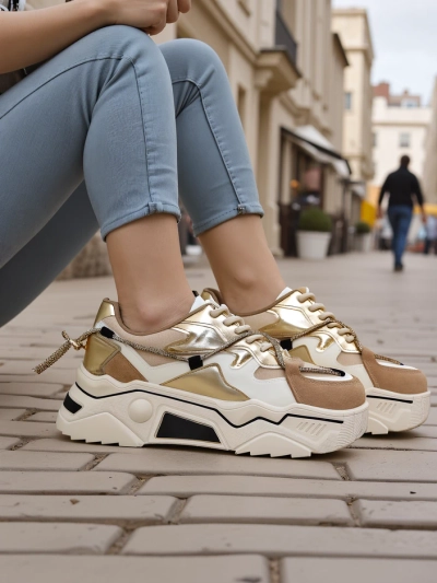 Royalfashion Дамски спортни маратонки Лилон