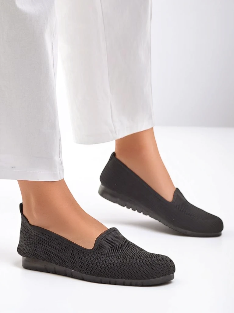 Royalfashion дамски текстилни мокасини Caerit