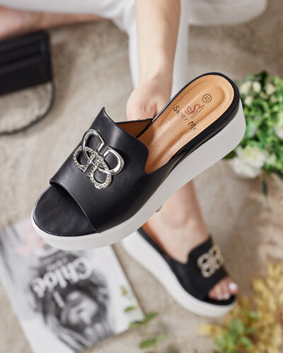 Royalfashion Women's Sailme Джапанки от котешка кожа