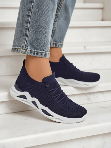 Royalfashion Дамски сникърси от плат Kaenno