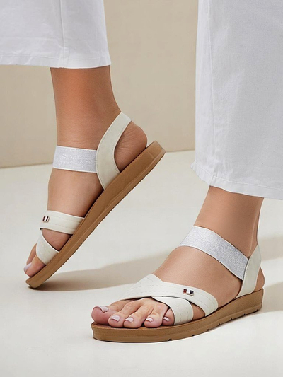 Дамски сандали с еластични каишки Royalfashion Zerefis