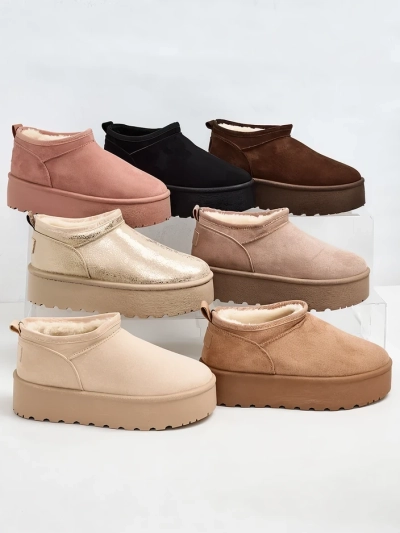 Royalfashion Дамски къси ботуши a'la snow boots Ozozi