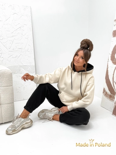 Royalfashion Памучен Дамски двуцветен комплект спортен екип